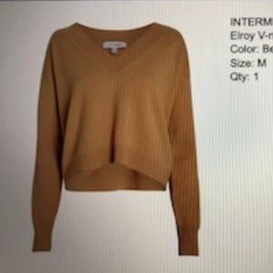 Intermix Elroy V neck Cashmere Sweater